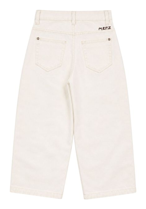 Jeans bambino panna in cotone Manuel Ritz | 4539PANNA